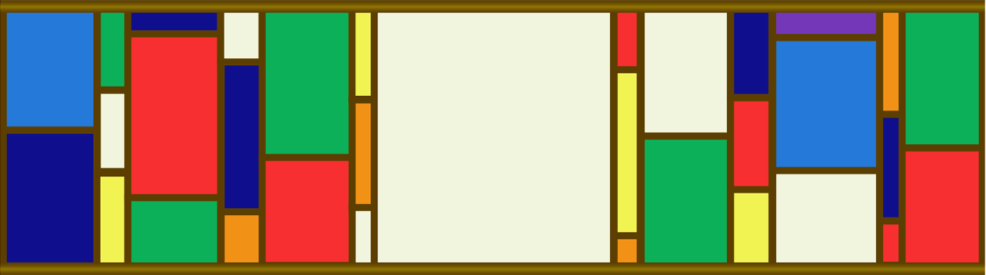 カラフルなステンドグラスのイメージ