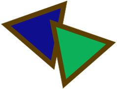 色ガラスの装飾