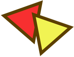 色ガラスの装飾