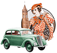 昭和の車のイラスト