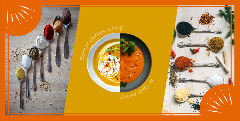 仮案件SpicyIndiaのファーストビューデザイン